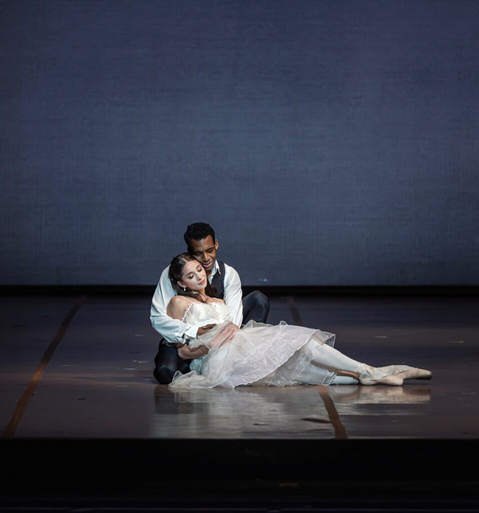 The Lady of the Camellias (Marguerite Gautier) with Osiel Gouneo, Photo by Nicholas MacKay